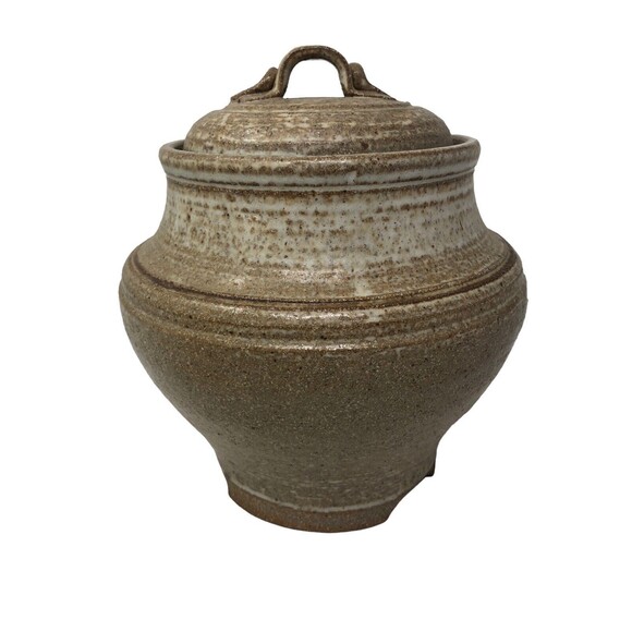 C M Cohen Studio Pottery Tureen Artist Signed 9 1/2" Tall Vintage - Picture 1 of 8